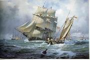 unknow artist Seascape, boats, ships and warships.101 china oil painting artist